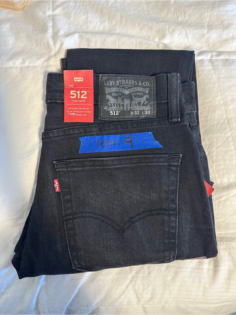 Levi's 512 Slim Taper Men’s Jeans in black